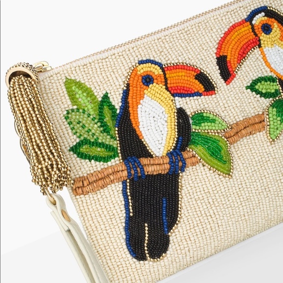 🌊☀️🎋Toucans Beaded Bag LAST ONE! - Picture 3 of 5